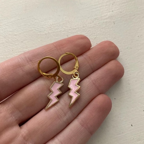 Lightning earrings - Picture 2 of 2
